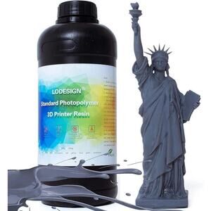 3D Printer Resin LCD UV-Curing Resin 405Nm Standard Photopolymer 500G Grey